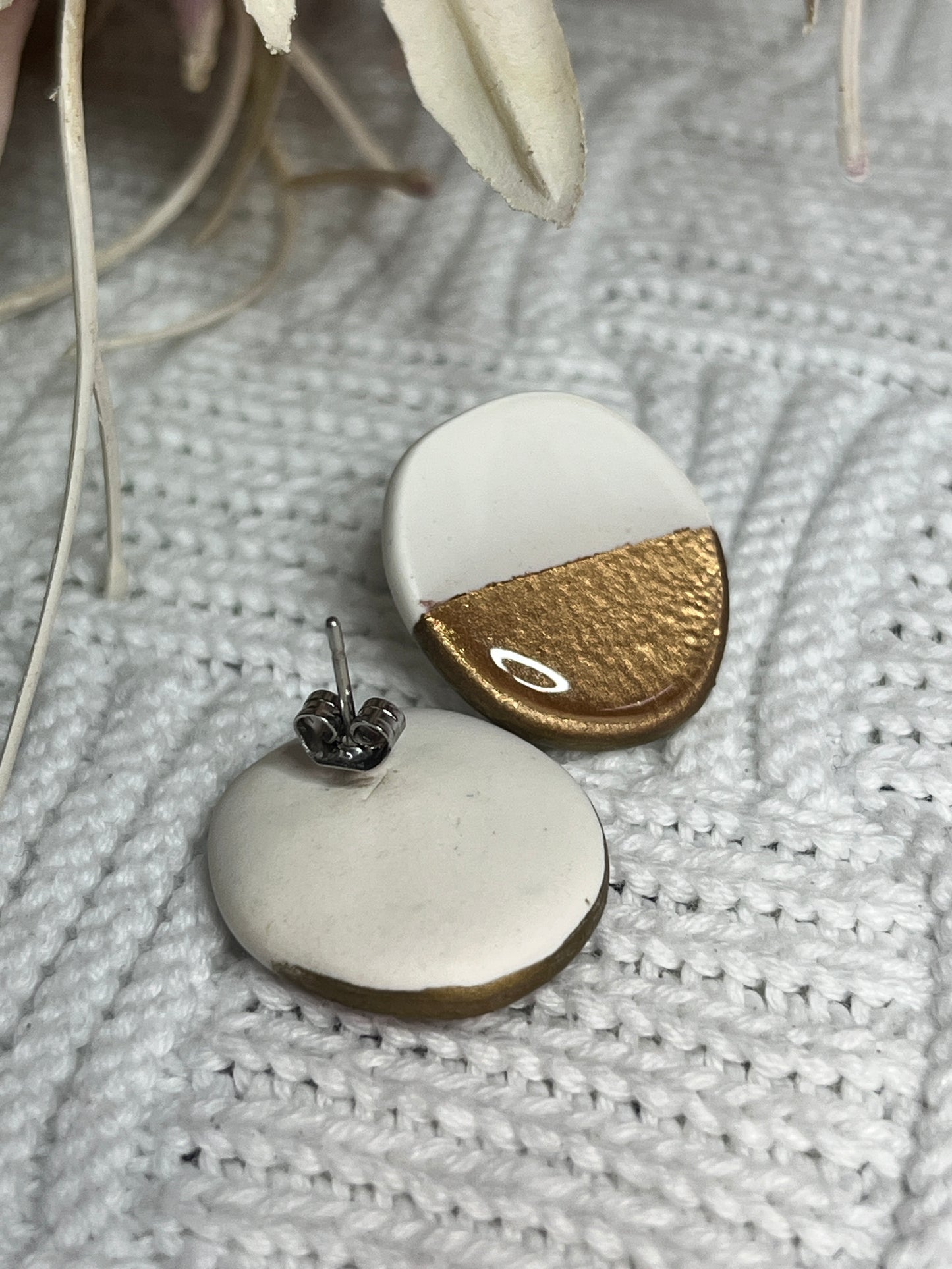 Polymer Clay Pearl Gilt