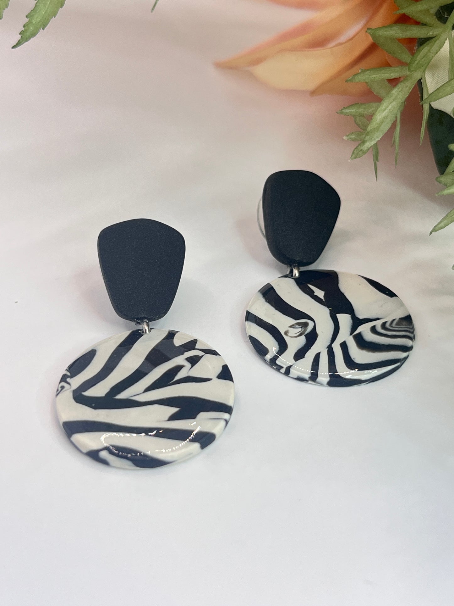 Polymer Clay Zebra Stripes
