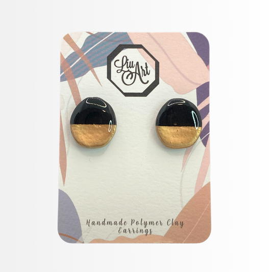 stud-polymer-clay-earrings-midnight-luxe-front-view