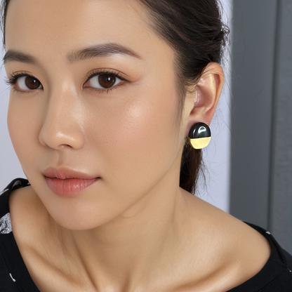 stud-polymer-clay-earrings-midnight-luxe-model-view