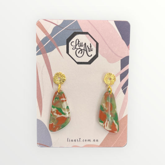dangle-polymer-clay-earrings-autunm-mix- front-view