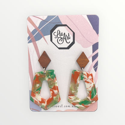 dangle-polymer-clay-earrings-abstract-dangle- front-view