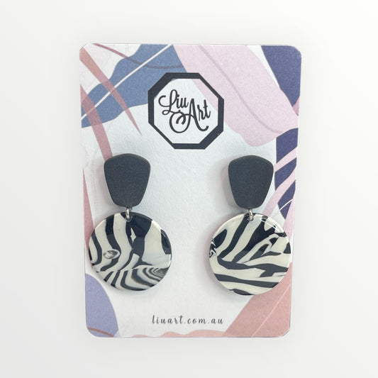 Polymer Clay Zebra Stripes
