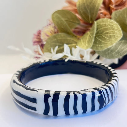 Polymer Clay Zebra Pattern Bangle