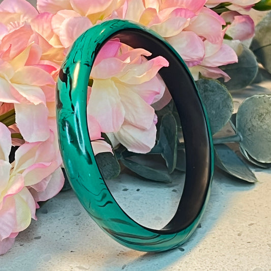 Polymer Clay Emerald Dreams Bangle