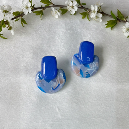 Polymer Clay Ocean Breeze Drop Earrings