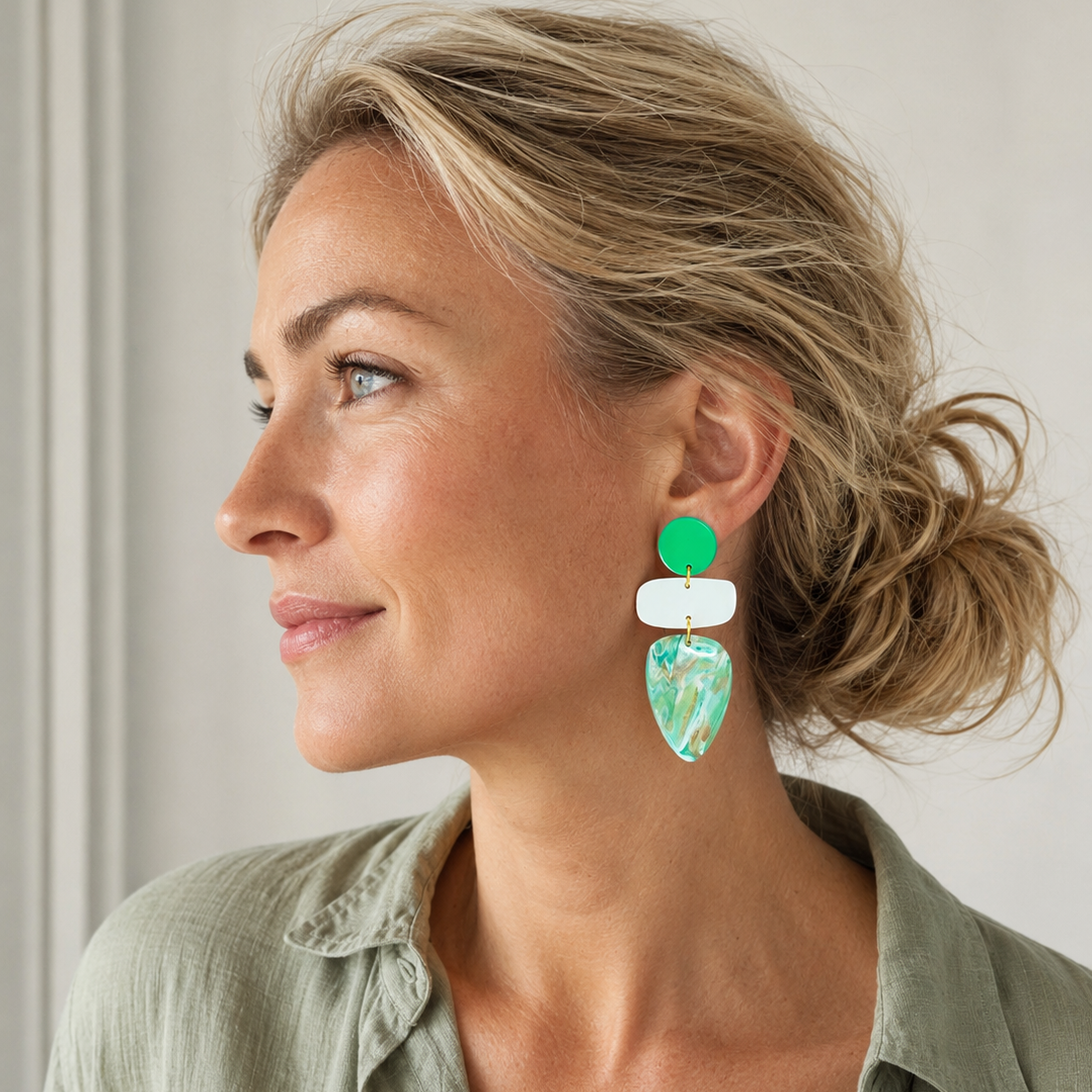 Polymer Clay Tropical Breeze Earrings