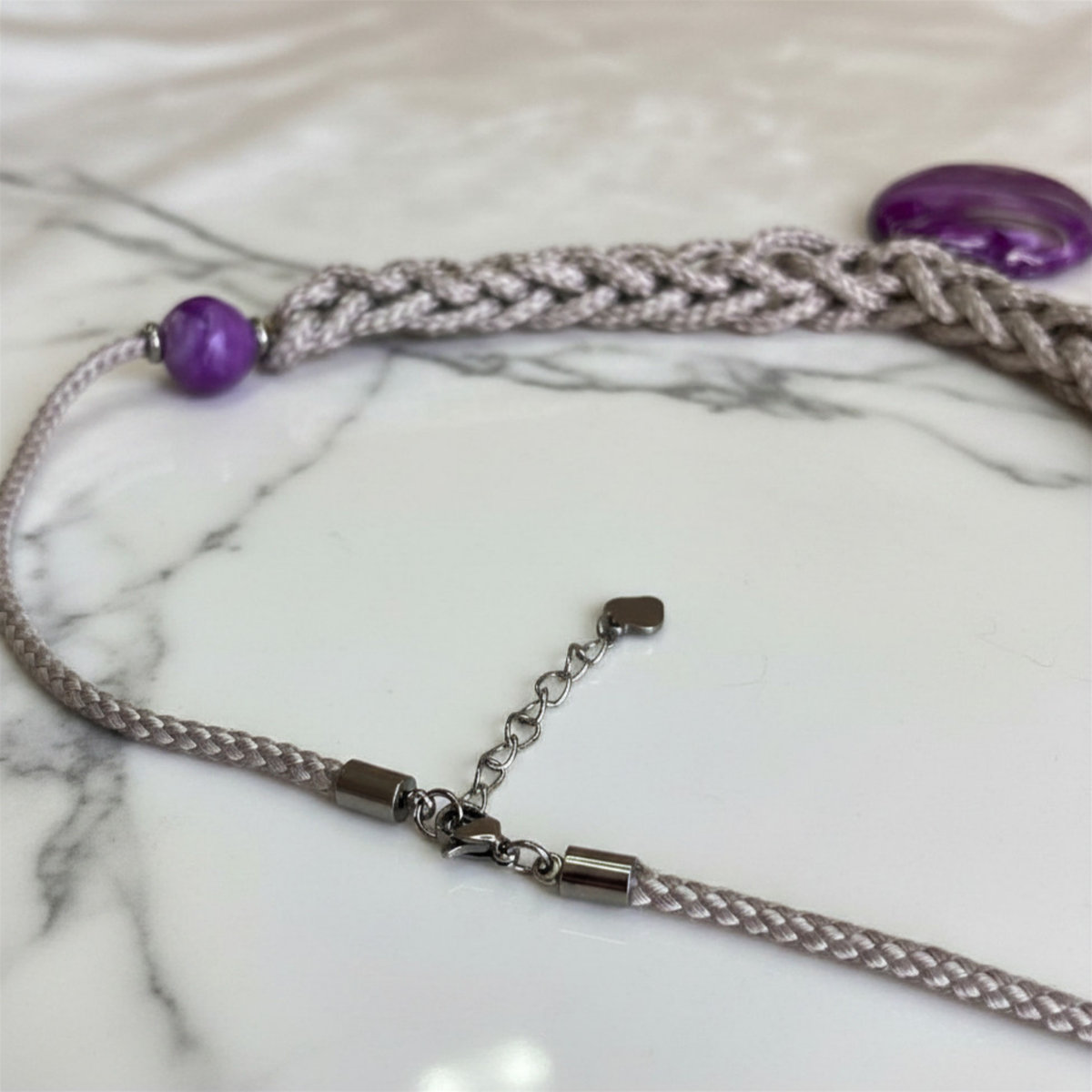 Amethyst River Pendant Necklace