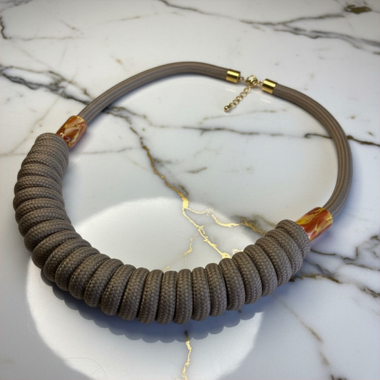 Desert Coil Statement Necklace