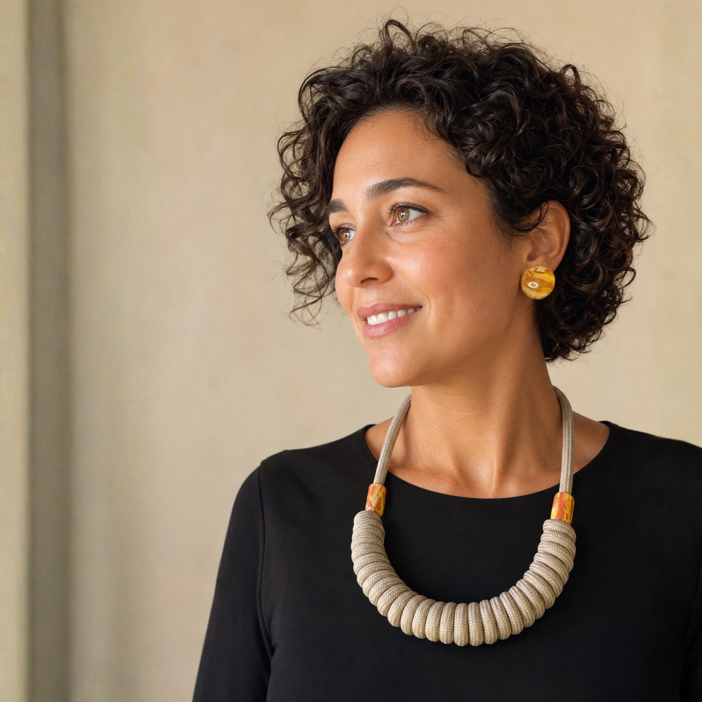 Desert Coil Statement Necklace