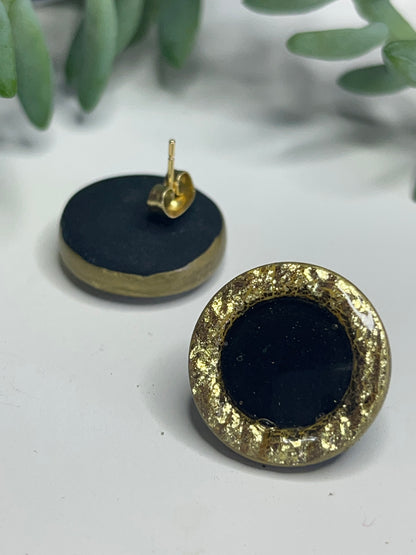 Polymer Clay Golden Rim