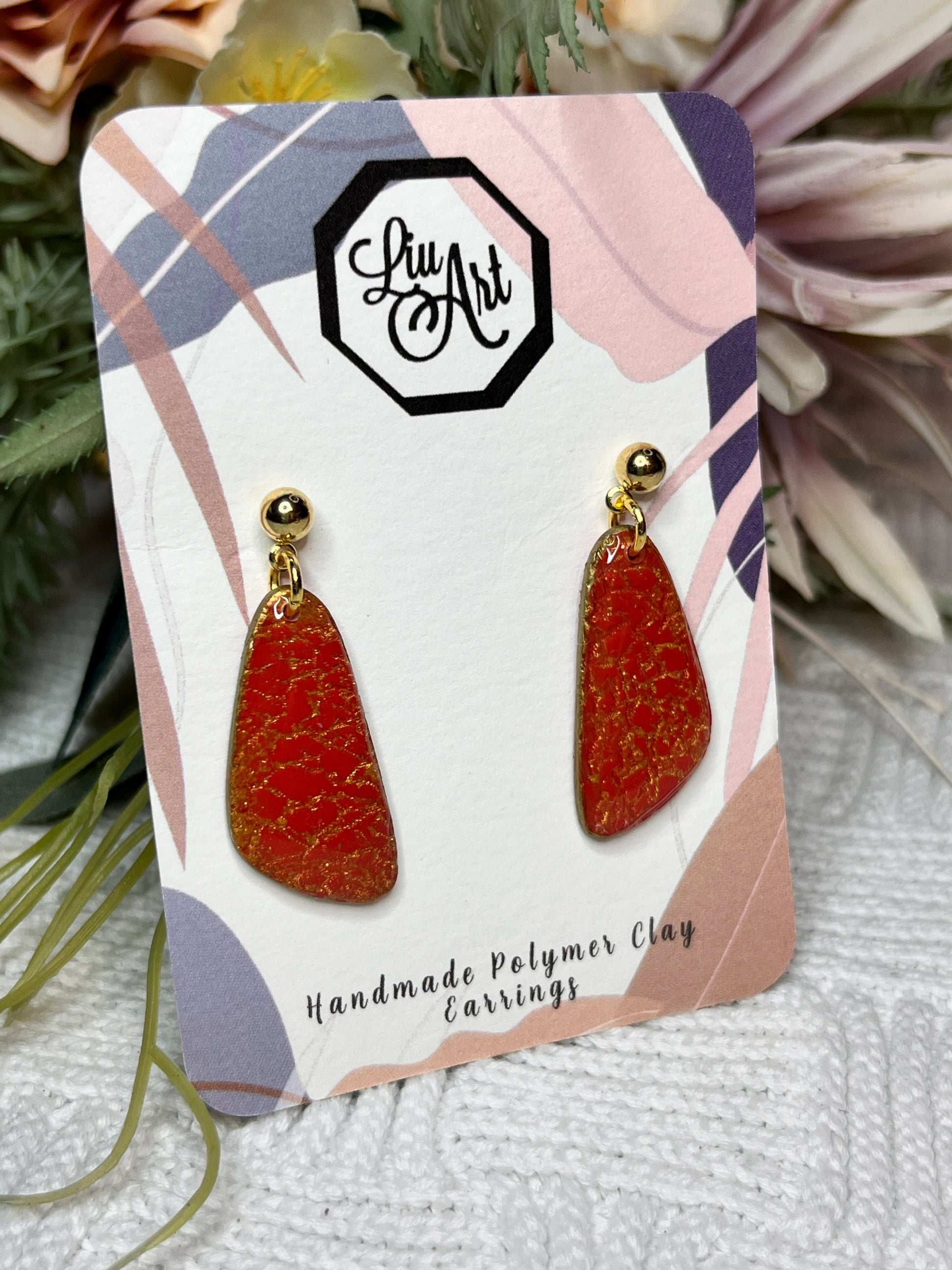 polymer-clay-earrings-red-perspective-view