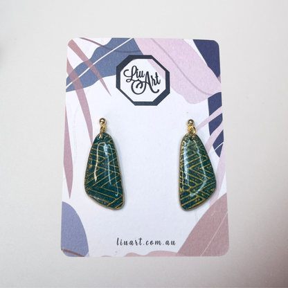 Polymer Clay Gilded Jade