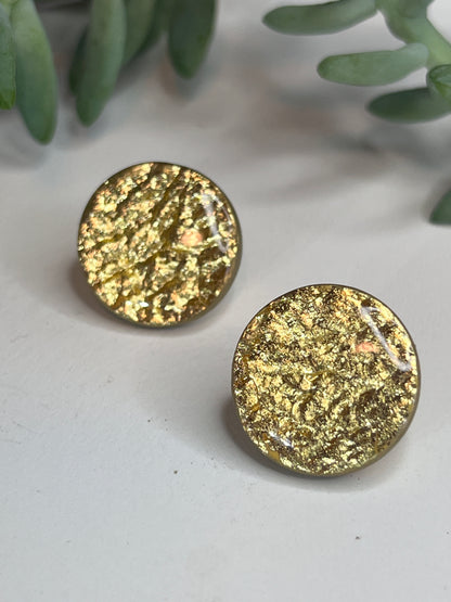Polymer Clay Golden Gleam