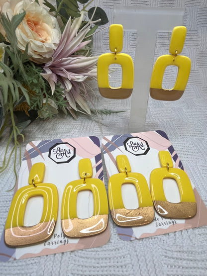polymer-clay-earrings-yellow-perspective-view