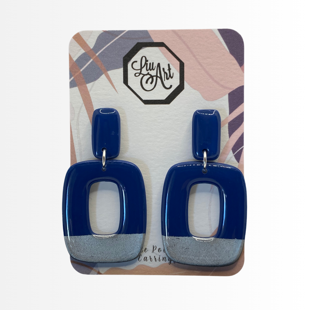 polymer-clay-earrings-navy-front-view