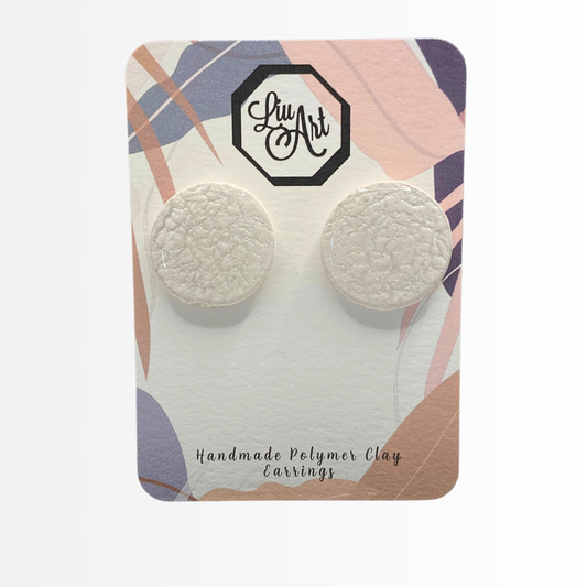 circle-stud-polymer-clay-earrings-white-front-view