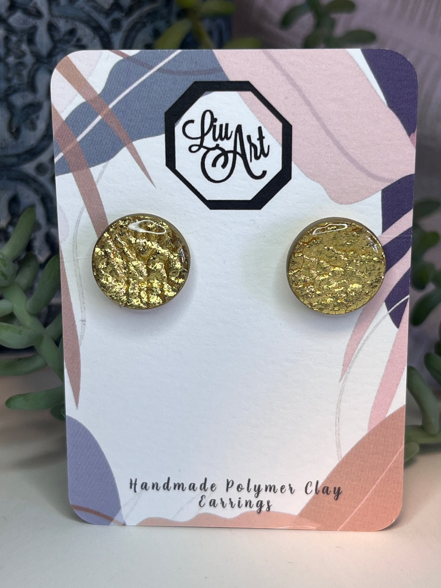 Polymer Clay Golden Gleam